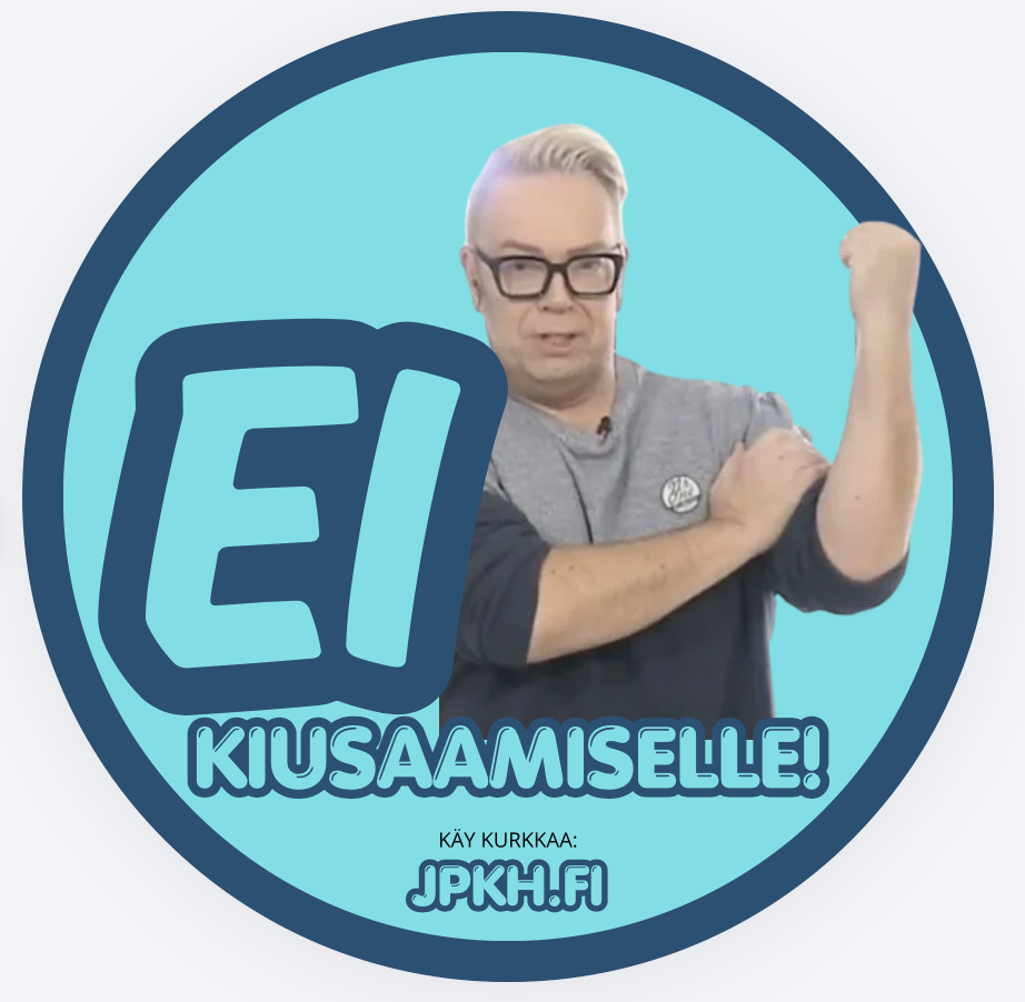 Olemme vahvasti mukana taistelussa kiusaamista vastaan
